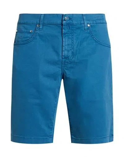 Jacob Cohёn Man Shorts & Bermuda Shorts Light Blue Size 32 Cotton, Lyocell, Elastane