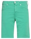 Jacob Cohёn Man Shorts & Bermuda Shorts Light Green Size 31 Cotton, Elastane