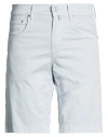 Jacob Cohёn Man Shorts & Bermuda Shorts Grey Size 33 Cotton, Elastane, Polyester In White