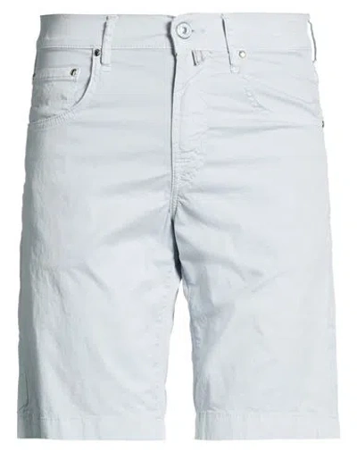 JACOB COHЁN JACOB COHЁN MAN SHORTS & BERMUDA SHORTS LIGHT GREY SIZE 30 COTTON, ELASTANE, POLYESTER