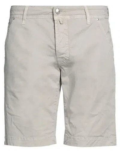 Jacob Cohёn Man Shorts & Bermuda Shorts Light Grey Size 31 Cotton, Elastane