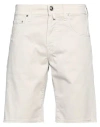 Jacob Cohёn Man Shorts & Bermuda Shorts Light Grey Size 31 Cotton, Elastane