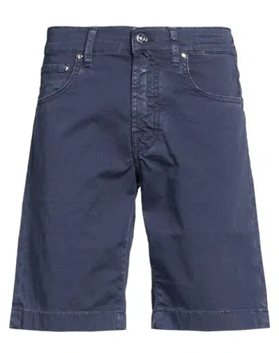 Jacob Cohёn Man Shorts & Bermuda Shorts Navy Size 32 Cotton, Elastane