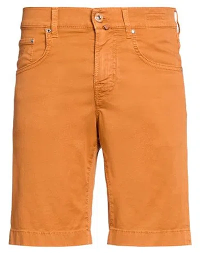 Jacob Cohёn Man Shorts & Bermuda Shorts Rust Size 30 Cotton, Lyocell, Elastane In Red