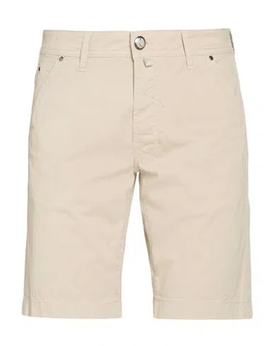Jacob Cohёn Man Shorts & Bermuda Shorts Sand Size 32 Cotton, Elastane, Polyester In Beige