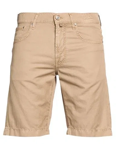 Jacob Cohёn Man Shorts & Bermuda Shorts Sand Size 32 Cotton, Linen, Lyocell, Elastane In Beige