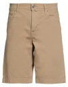 Jacob Cohёn Man Shorts & Bermuda Shorts Sand Size 35 Cotton, Elastane, Polyester In Brown