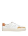 Jacob Cohёn Man Sneakers Camel Size 8 Leather, Textile Fibers In Neutral