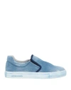 Jacob Cohёn Man Sneakers Light Blue Size 7 Cotton