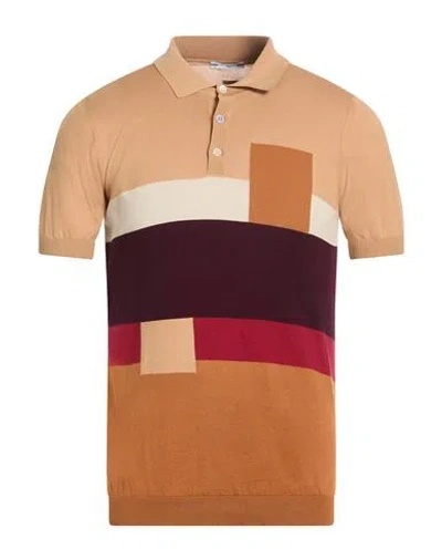 Jacob Cohёn Man Sweater Camel Size S Cotton In Beige