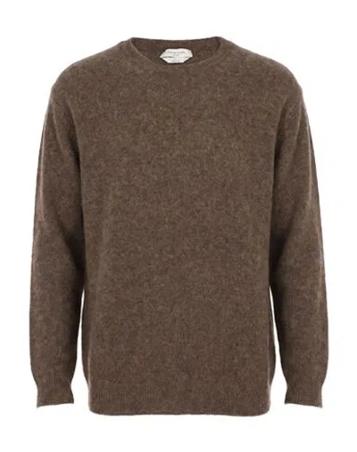 Jacob Cohёn Man Sweater Dark Brown Size L Alpaca Wool, Polyamide, Virgin Wool In Multi