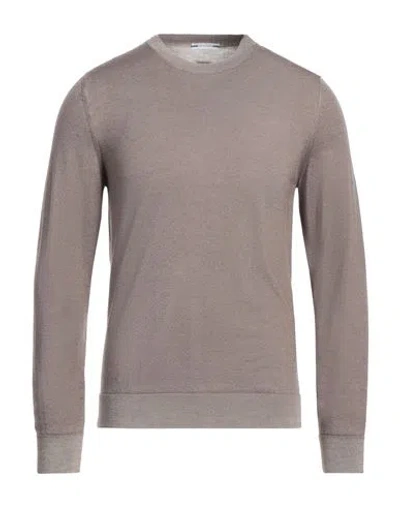 Jacob Cohёn Man Sweater Taupe Size 3xl Virgin Wool In Grey