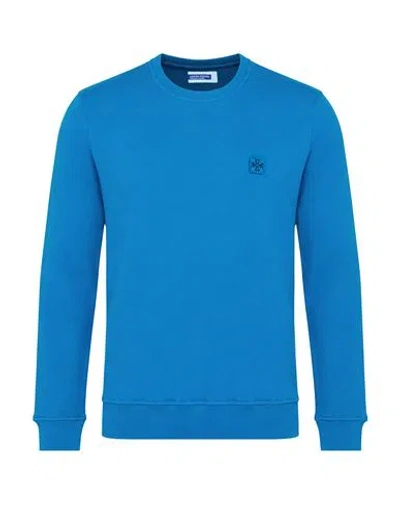 Jacob Cohёn Man Sweatshirt Azure Size S Cotton, Polyamide