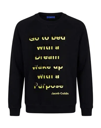 Jacob Cohёn Man Sweatshirt Black Size S Cotton, Elastane, Polyamide