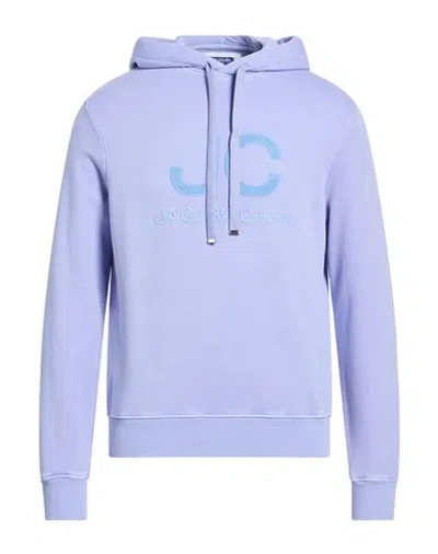 Jacob Cohёn Man Sweatshirt Lilac Size S Cotton, Polyamide In Purple