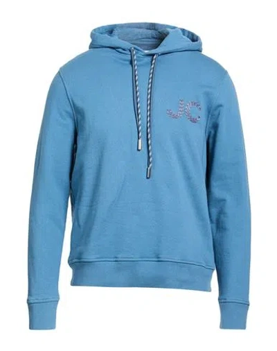 Jacob Cohёn Man Sweatshirt Slate Blue Size L Cotton