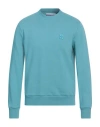 Jacob Cohёn Man Sweatshirt Turquoise Size Xxl Cotton In Blue