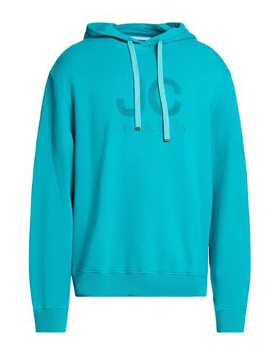 Jacob Cohёn Man Sweatshirt Deep Teal Size Xxl Cotton, Polyamide In Green