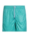 Jacob Cohёn Man Swim Trunks Azure Size L Polyamide, Elastane In Blue