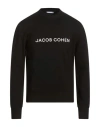 Jacob Cohёn Man T-shirt Black Size S Viscose, Polyamide, Elastane In Black