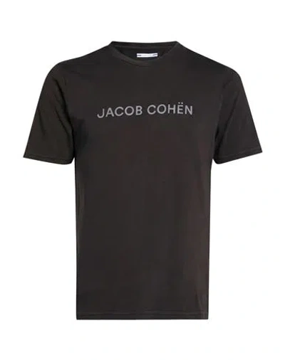 Jacob Cohёn Man T-shirt Charcoal Size S Cotton In Multi