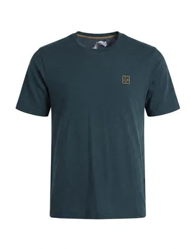 Jacob Cohёn Man T-shirt Deep Teal Size L Cotton, Cashmere In Green
