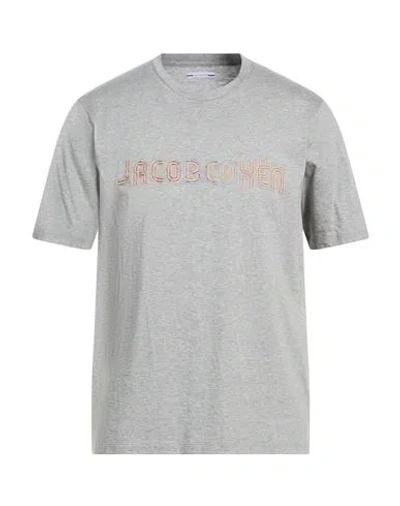 Jacob Cohёn Man T-shirt Grey Size S Cotton
