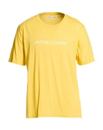 Jacob Cohёn Man T-shirt Yellow Size Xxl Cotton