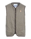 Jacob Cohёn Man Vest Beige Size 40 Polyester, Polyamide, Elastane In Gray