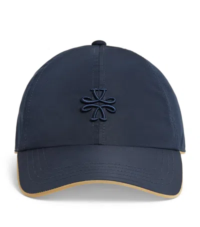 Jacob Cohen Jacob Cohën Nylon Logo Baseball Cap In Navy
