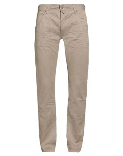 Jacob Cohёn Premium Man Pants Sand Size 32 Cotton In Brown