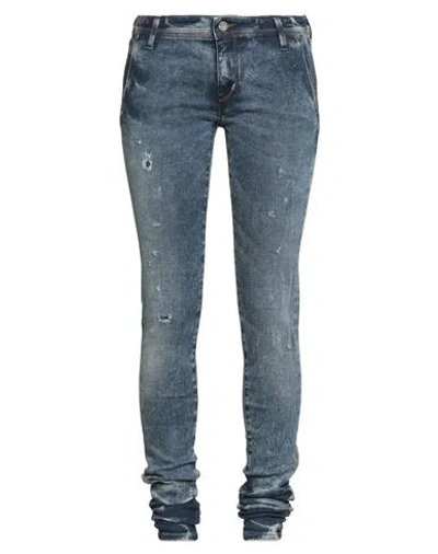 Jacob Cohёn Premium Woman Jeans Blue Size 27 Cotton, Elastane
