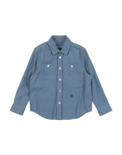 Jacob Cohёn Babies'  Toddler Boy Denim Shirt Slate Blue Size 4 Cotton