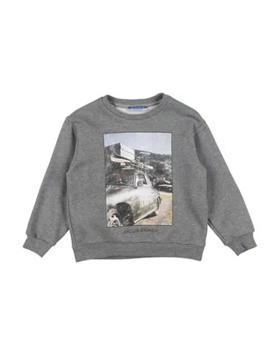Jacob Cohёn Babies'  Toddler Boy Sweatshirt Grey Size 4 Cotton, Elastane In Gray