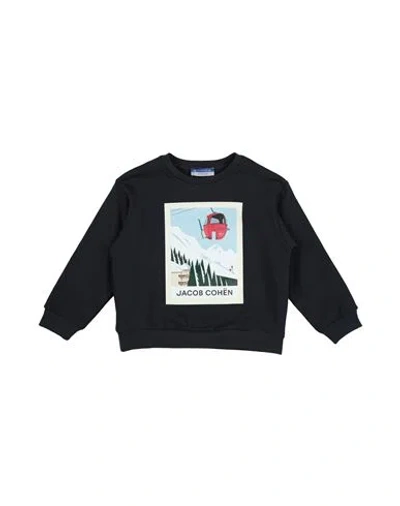 Jacob Cohёn Babies'  Toddler Boy Sweatshirt Midnight Blue Size 4 Cotton, Elastane