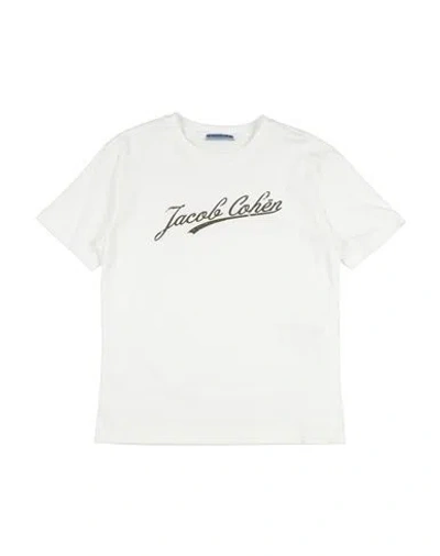 Jacob Cohёn Babies'  Toddler Boy T-shirt Off White Size 4 Cotton