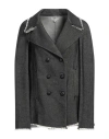 Jacob Cohёn Woman Blazer Black Size 10 Cotton, Virgin Wool, Polyamide In Black