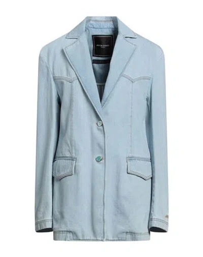 Jacob Cohёn Woman Blazer Blue Size 2 Cotton, Polyester