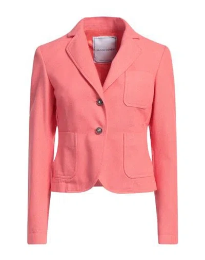 Jacob Cohёn Woman Blazer Coral Size 6 Cotton, Polyester In Red