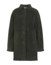Jacob Cohёn Woman Coat Military Green Size 10 Cotton, Polyester, Elastane In Green