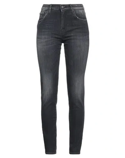 Jacob Cohёn Woman Jeans Black Size 32 Cotton, Elastomultiester, Elastane