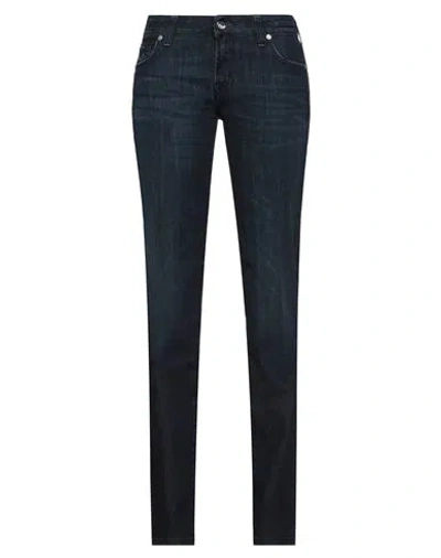 Jacob Cohёn Woman Denim Pants Blue Size 30 Cotton, Elastane