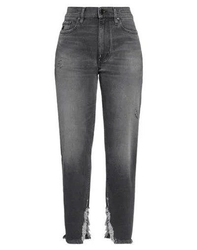 Jacob Cohёn Woman Jeans Lead Size 29 Cotton, Elastane, Polyester In Grey