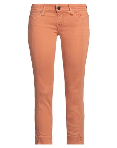 Jacob Cohёn Woman Jeans Orange Size 27 Lyocell, Cotton, Elastomultiester, Elastane