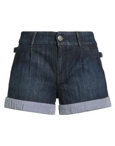 Jacob Cohёn Woman Denim Shorts Blue Size 26 Cotton, Elastane