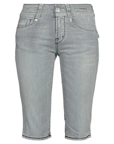 Jacob Cohёn Woman Denim Shorts Blue Size 27 Cotton, Elastane In Gray