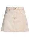 Jacob Cohёn Woman Denim Skirt Beige Size 10 Cotton, Viscose, Polyester In Beige