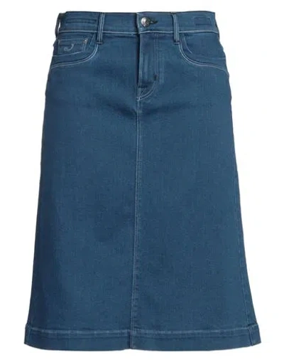 Jacob Cohёn Woman Denim Skirt Blue Size 29 Cotton, Polyester, Elastane