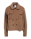 Jacob Cohёn Woman Jacket Camel Size 6 Virgin Wool, Polyamide, Cashmere, Viscose In Beige