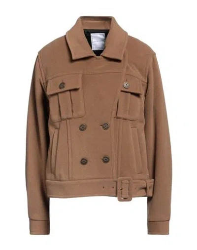 Jacob Cohёn Woman Jacket Camel Size 6 Virgin Wool, Polyamide, Cashmere, Viscose In Beige